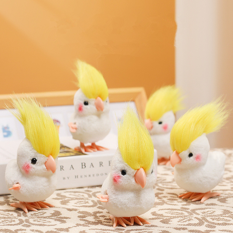 Plush Doll Anime - INS Kawaii Jumping Parrot Simulated Plush