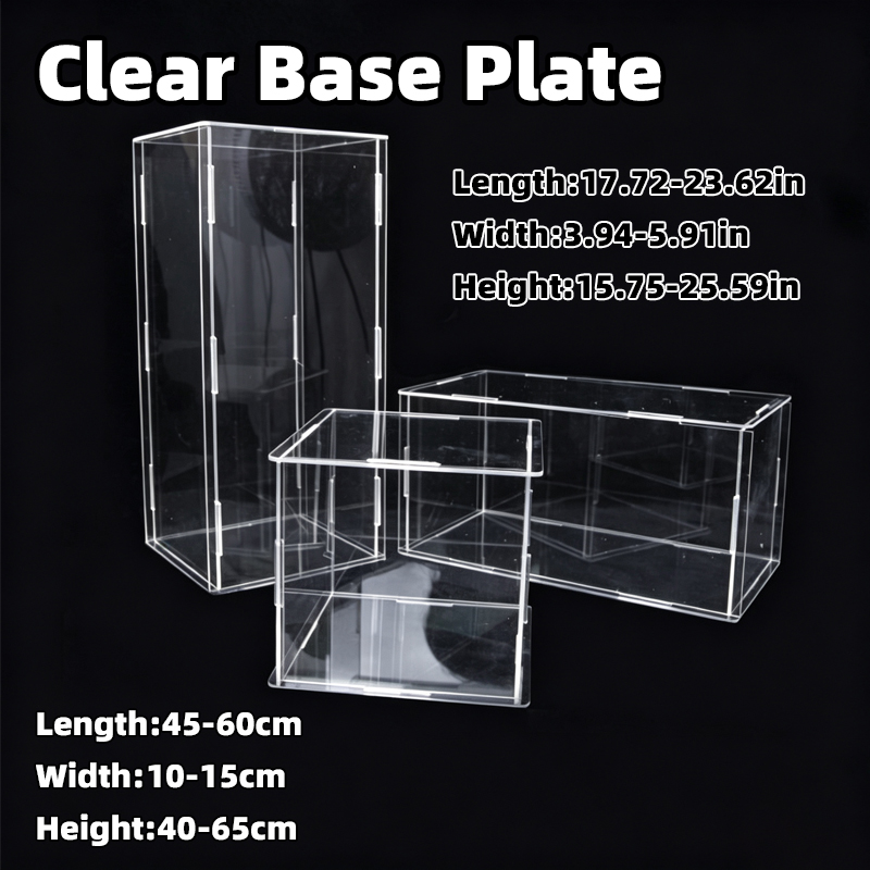 Figure Display Box - Self-assembly Full Clear Acrylic Display Case