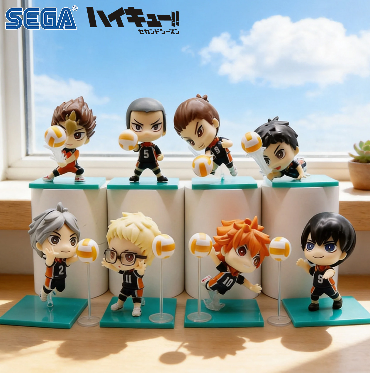 Premium Anime Merchandise - SEGA Haikyuu!! Anime Collection - 8-Piece