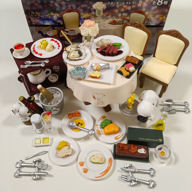 Figure Display Box - rement Snoopy Restaurant American Sweets Shop