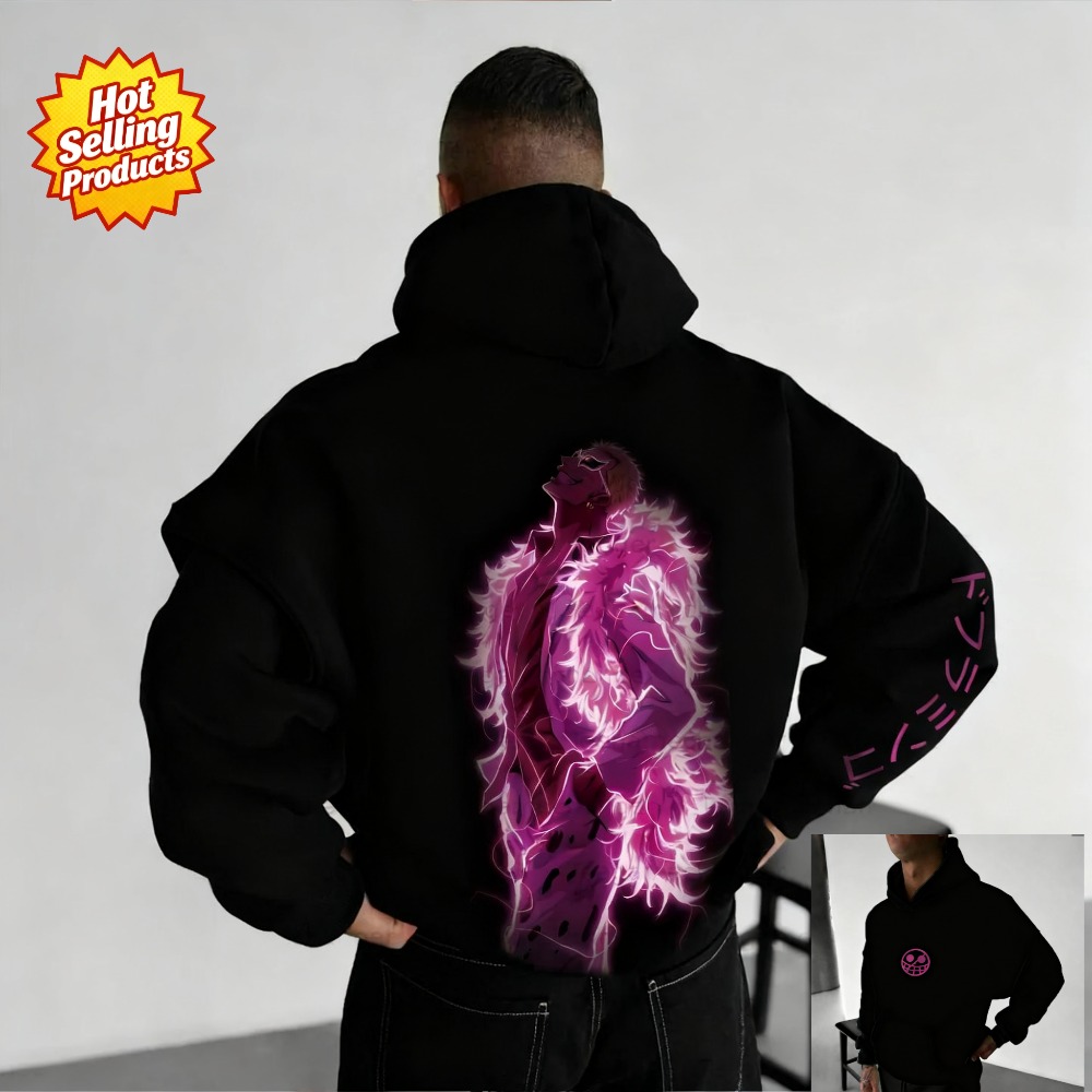 One Piece Hoodie Donquixote Do - Anime Merchandise Shop review and price