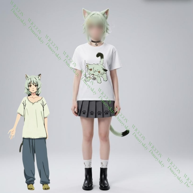 Chainsmoker Cat Yaniko Satou C - Anime Merchandise Shirt review and price