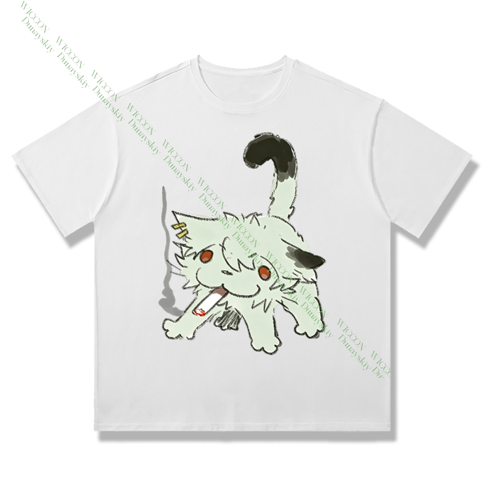 Chainsmoker Cat Yaniko Satou C - Anime Merchandise Shirt review and price