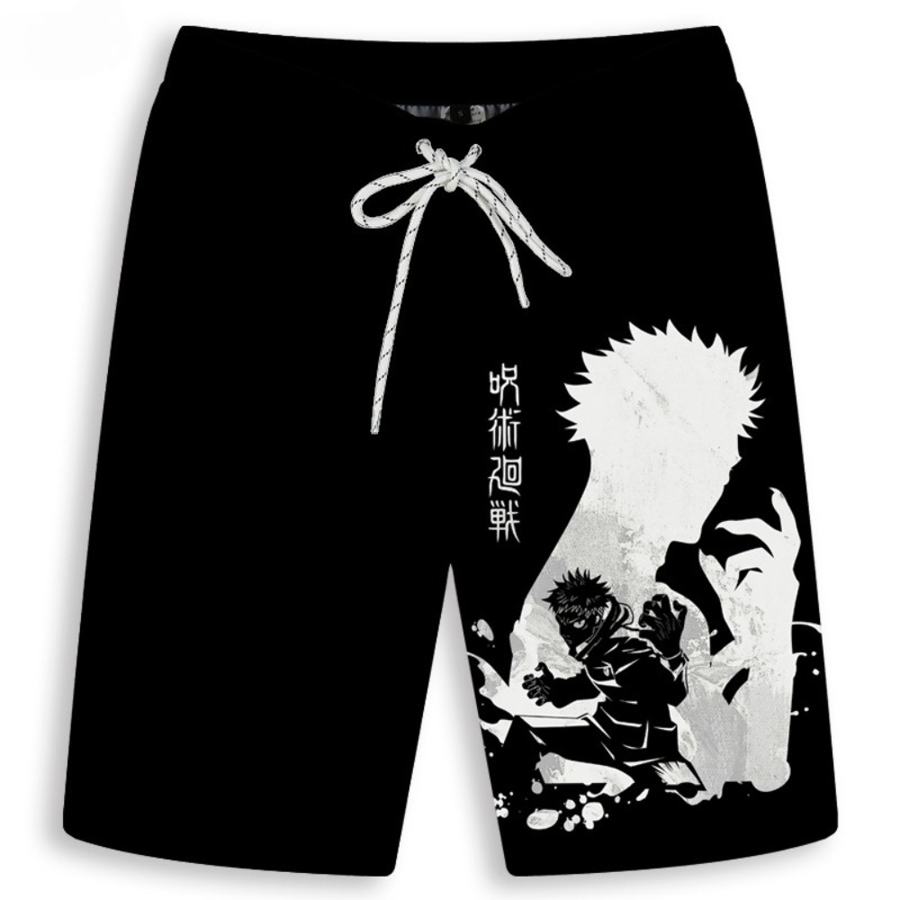 Men's Gojo Satoru Printed Shor - Anime Merchandise Shop review and price