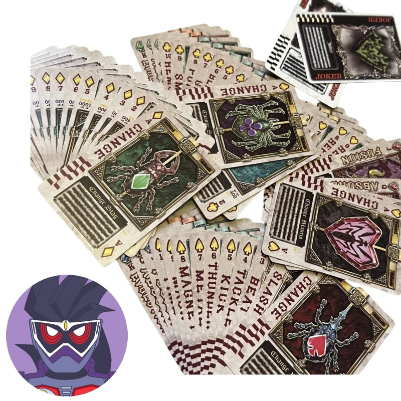 Bandai Kamen Rider anime chara - Themed Playing Card review and price