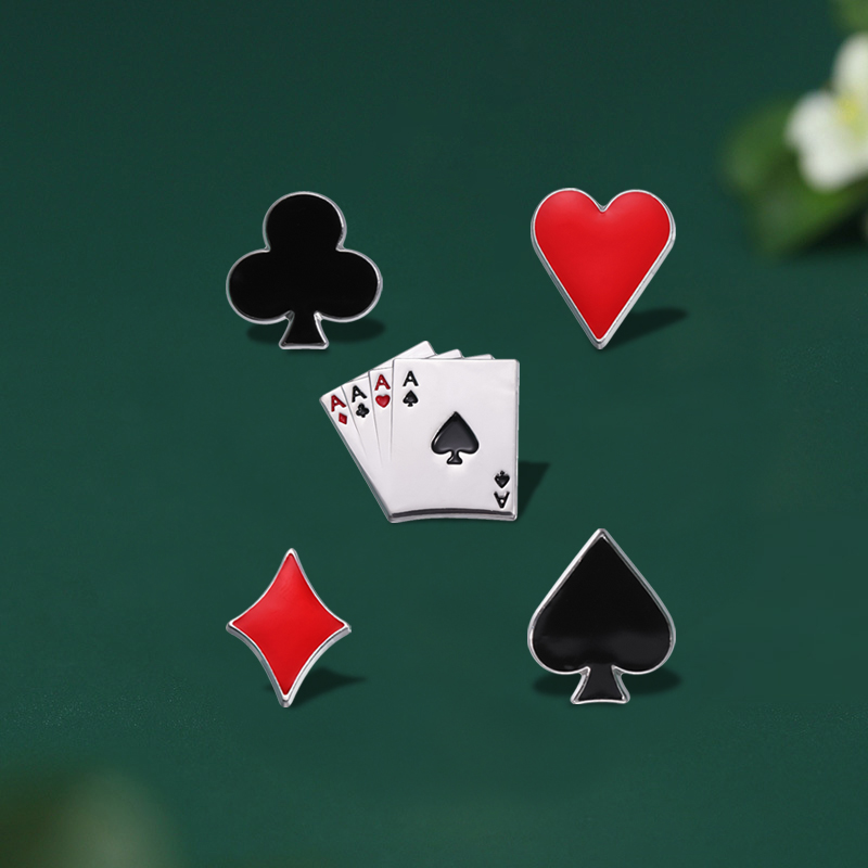 Playing Cards Enamel Pins Cust - Themed Playing Card review and price