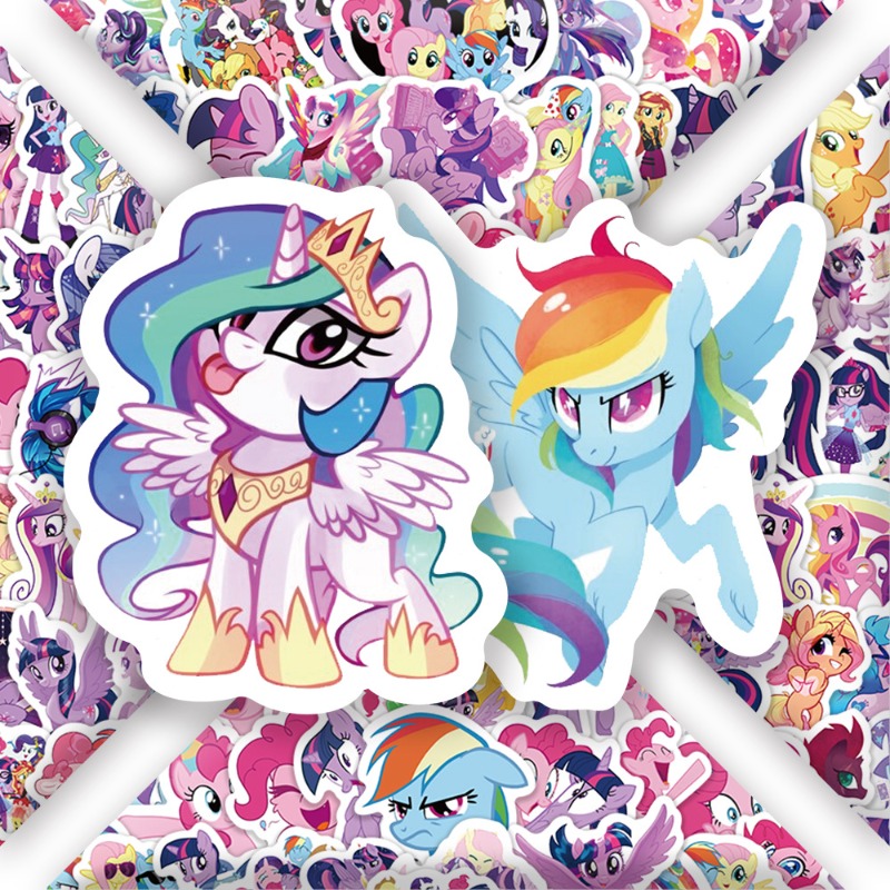 100pcs Cartoon My Little Ponys - Free Anime Merchandise review and price
