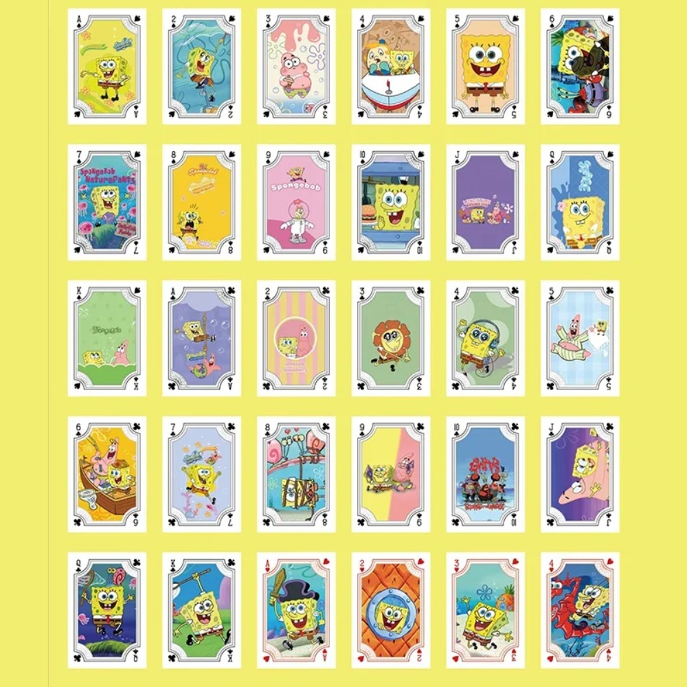 54Sheets/box SpongeBob Anime P - Themed Playing Card review and price
