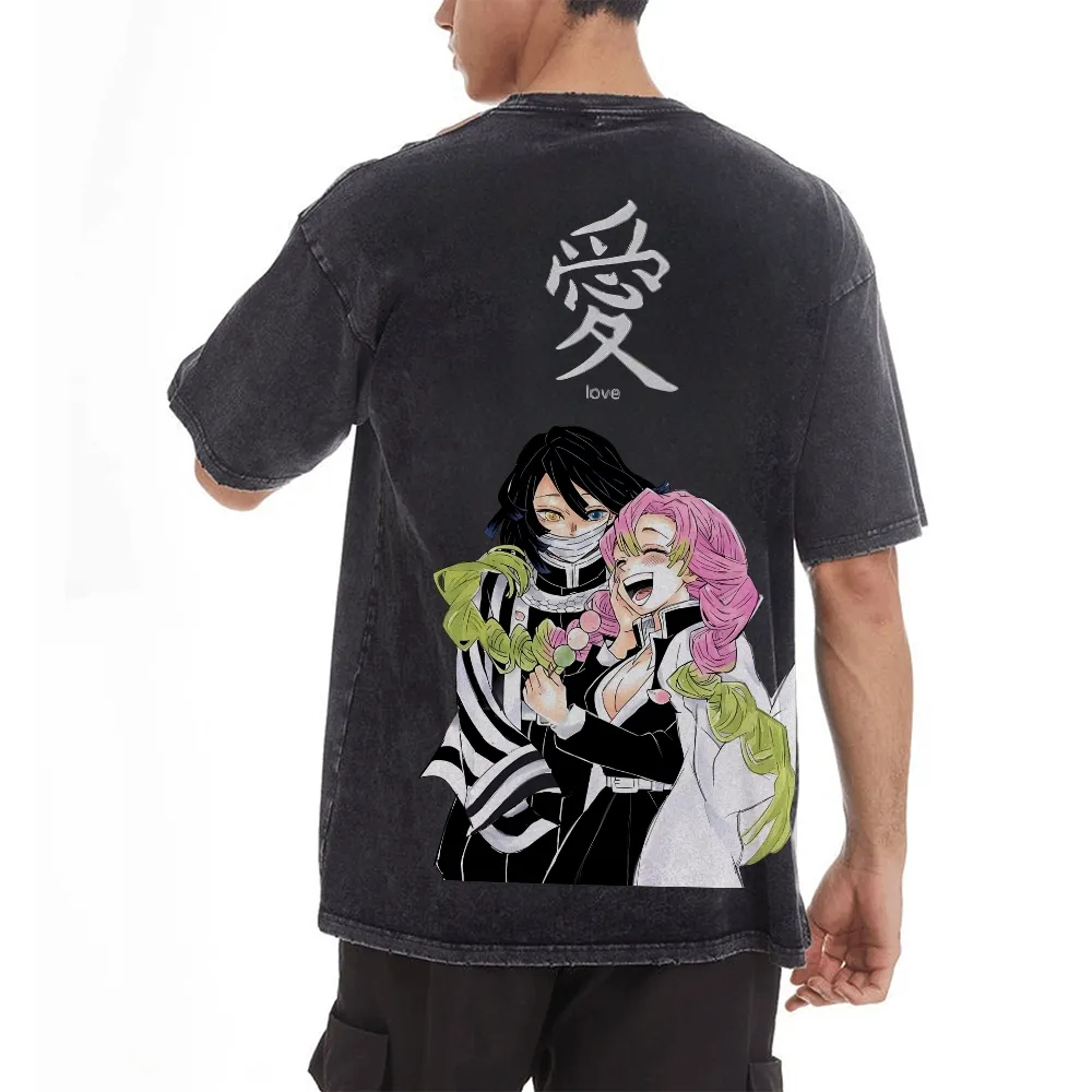 Kimetsu No Yaiba Washed T-Shir - Anime Merchandise Shop review and price