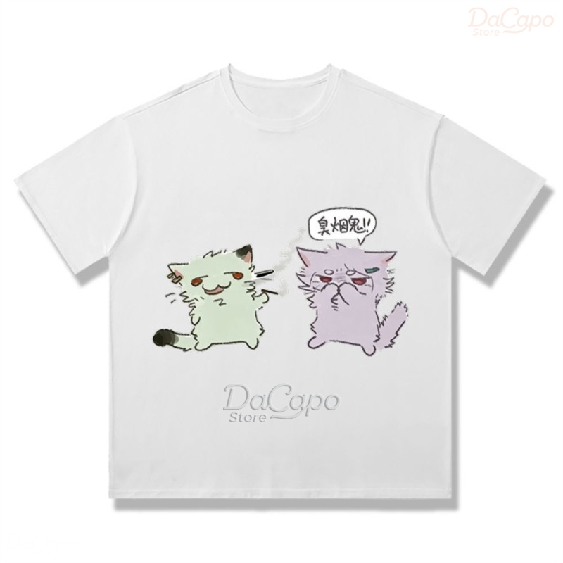 Chainsmoker Cat Yaniko Satou C - Anime Merchandise Shirt review and price