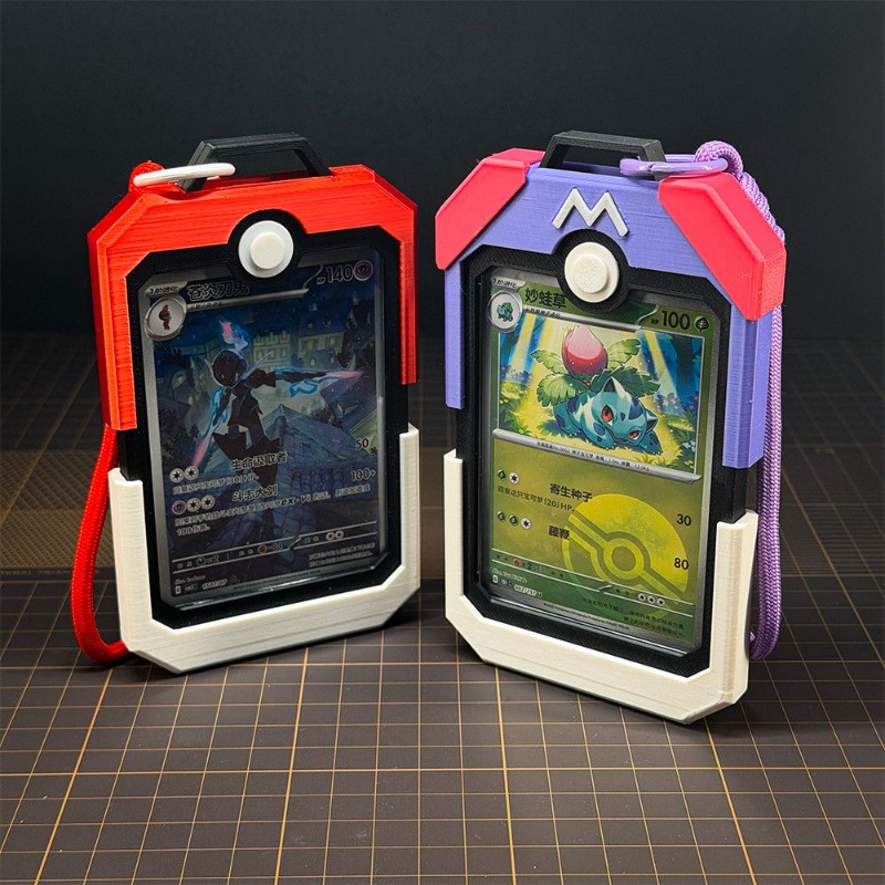 Poke Ball Vertical Card Holder - Themed Playing Card review and price