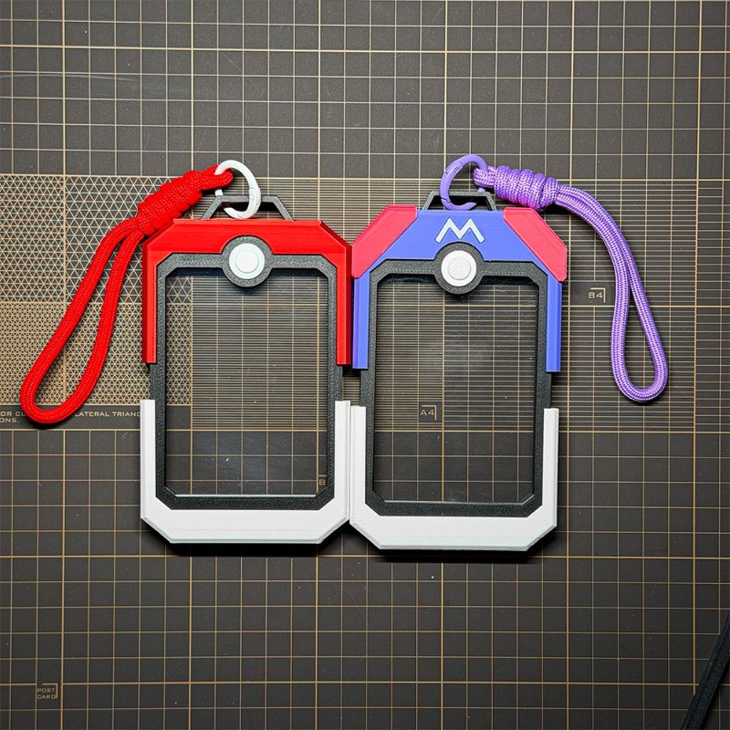 Poke Ball Vertical Card Holder - Themed Playing Card review and price