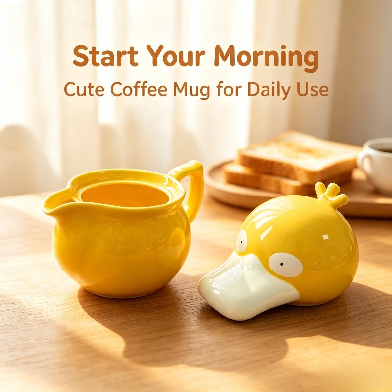 Creative Psyduck House Ceramic - Anime Merchandise Mugs review and price