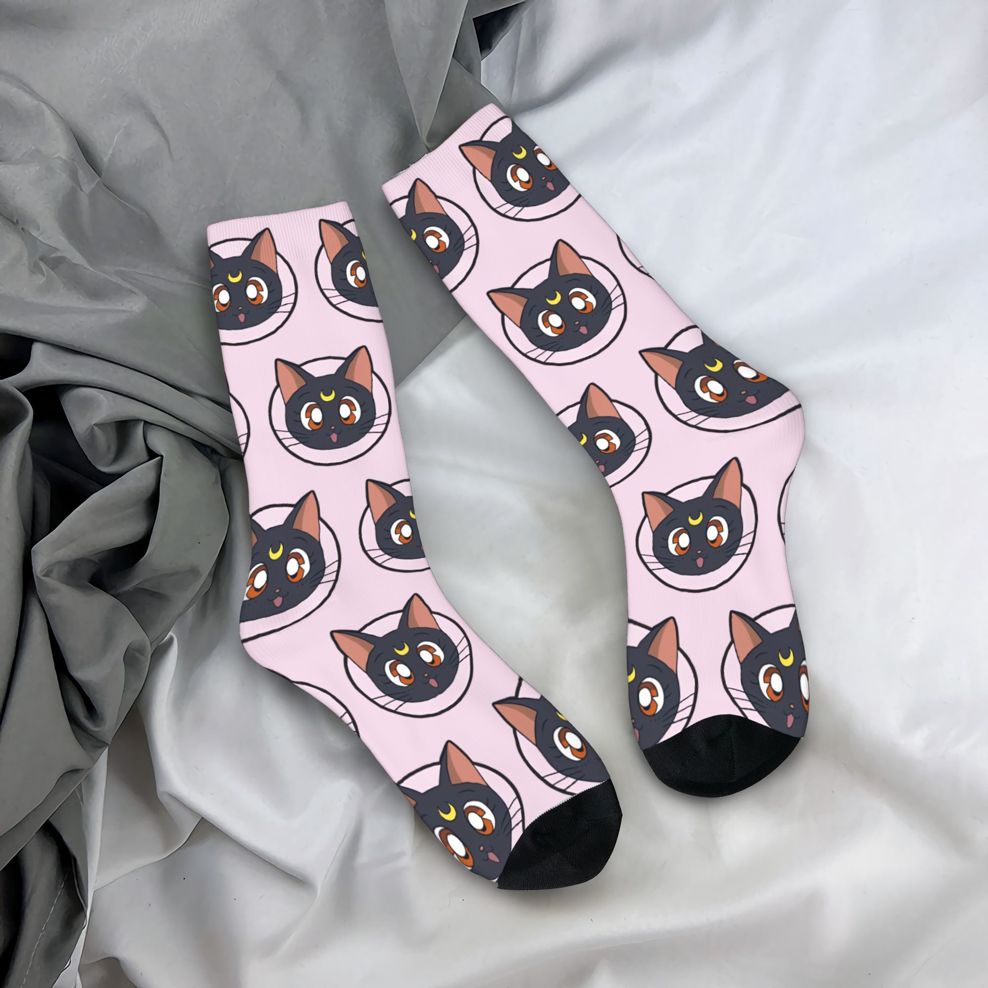 Trendy Unisex Crew Socks Sailo - Anime Merchandise Dress review and price