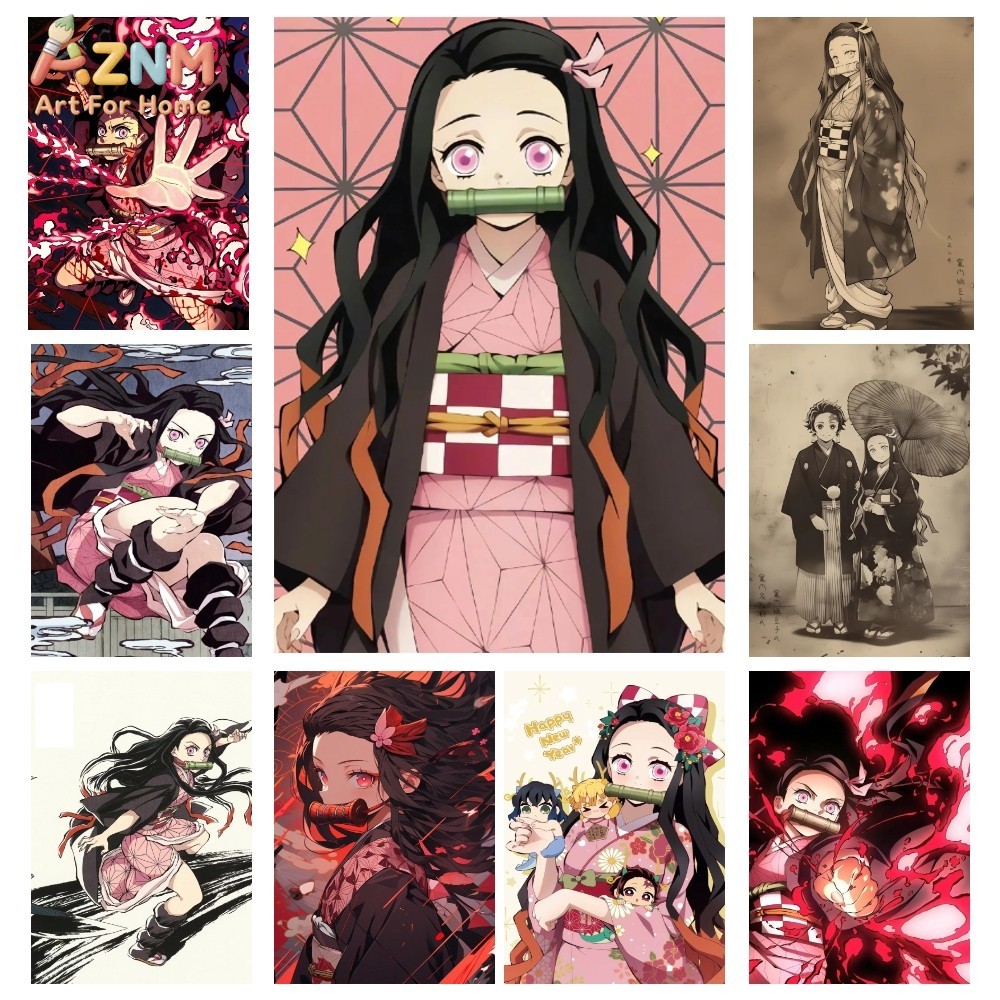 AZNM Demon Slayer Kamado Nezuk - Anime Merchandise Posters review and price