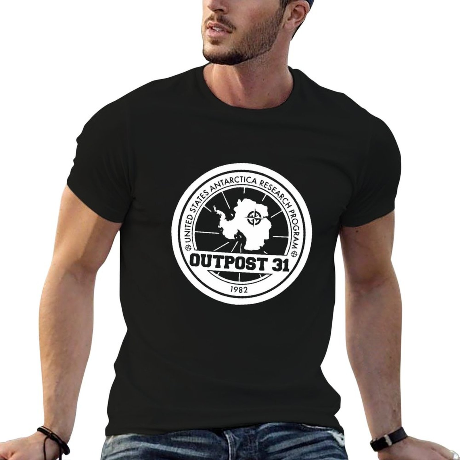 Outpost 31 Logo MERCHANDISE T- - Anime Merchandise Shirt review and price