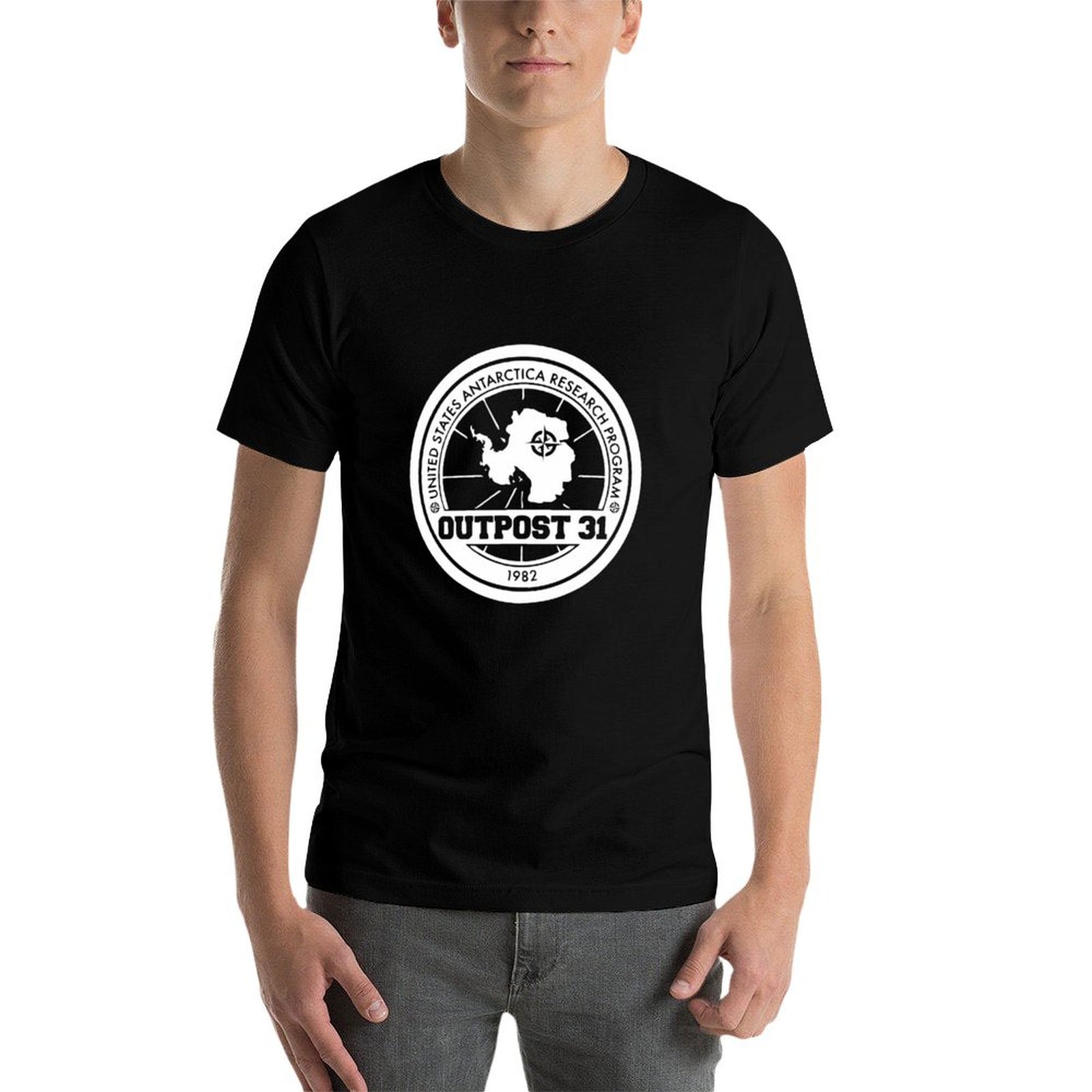 Outpost 31 Logo MERCHANDISE T- - Anime Merchandise Shirt review and price